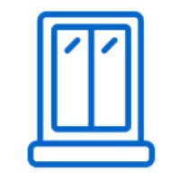 Gutters doors icon