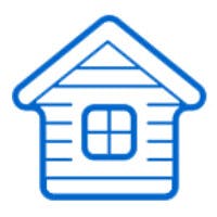 Gutters roof icon