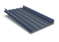 Standing Seam Striated Frost Gallery Blue